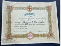 5488 Regatul Bulgariei Societate de Certificat BCK Crucea Roșie zna