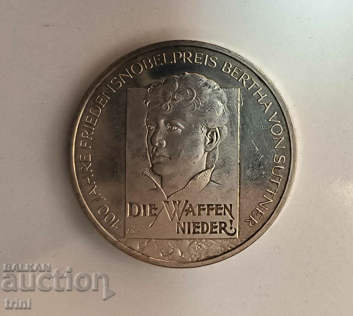 Germany 10 Euro 2005 Nobel Prize of B. von Suttner d137