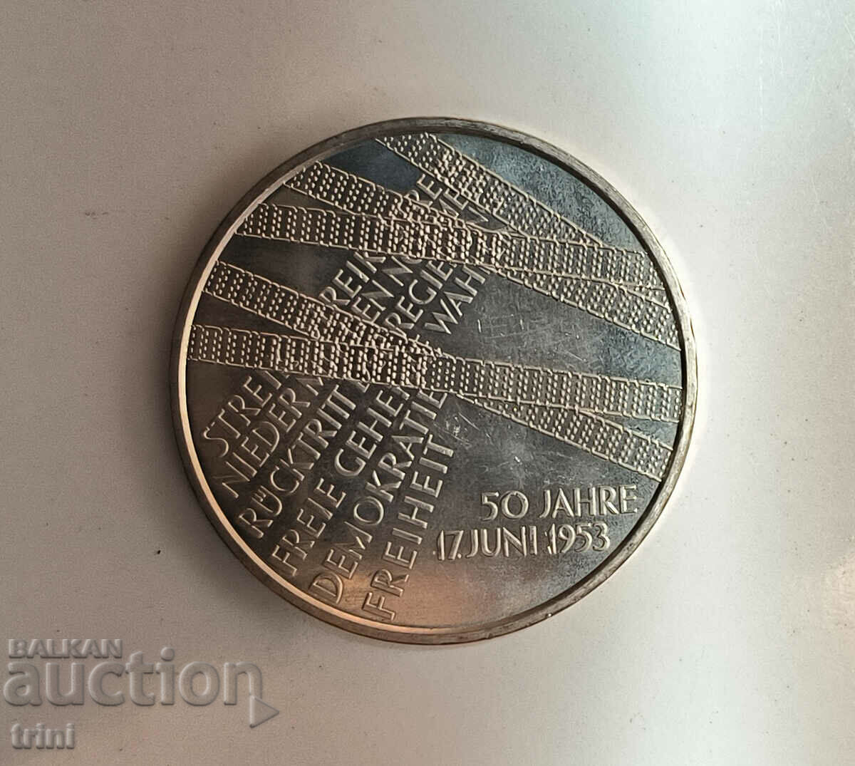 Германия 10 евро 2003 Въстанието н Източна ГЕРМАНИЯ д139