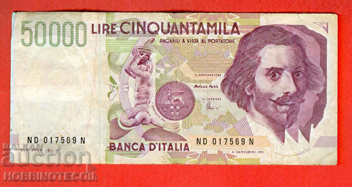 ИТАЛИЯ ITALY 50000 50 000 Лири емисия - issue 1992 - 1