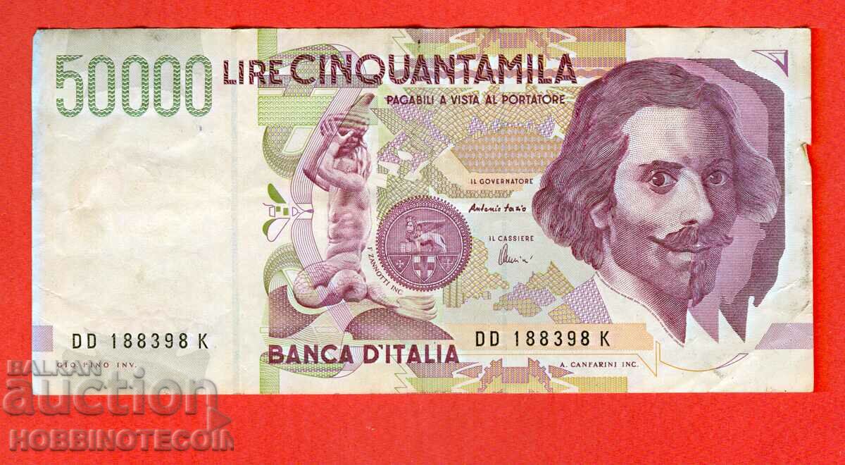 ИТАЛИЯ ITALY 50000 50 000 Лири емисия - issue 1992 - 2