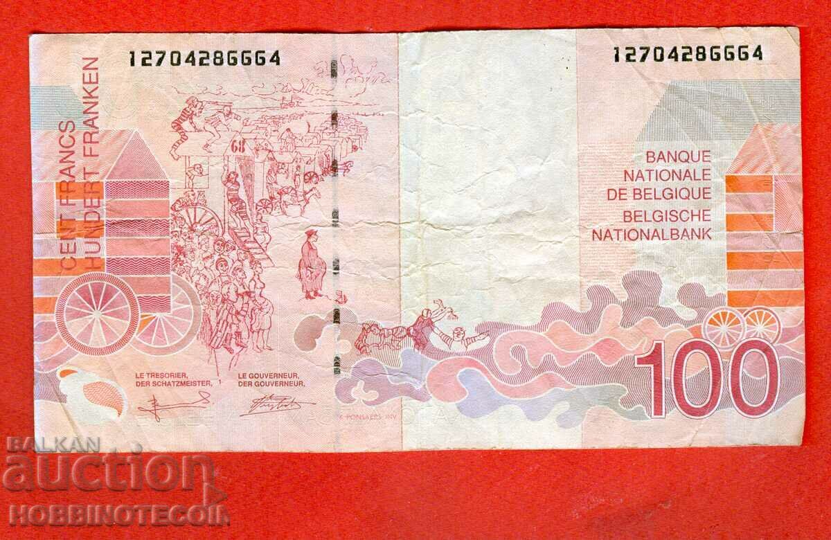 BELGIA BELGIQUE 100 Franc emisiunea 1995 - 2001