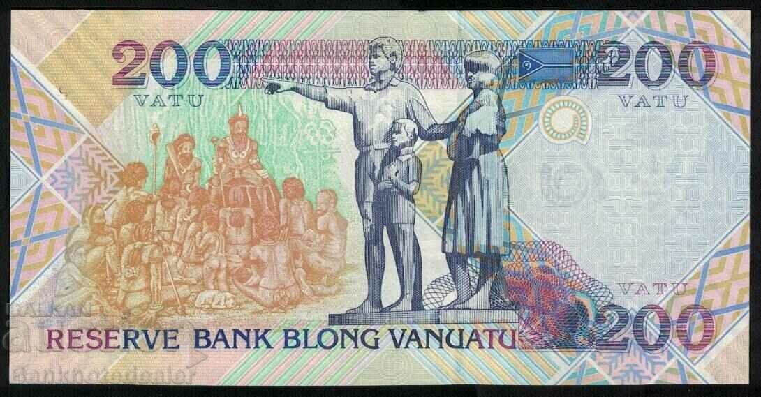 Vanuatu 200 Vatu 1995 Pick 8c Ref 1814