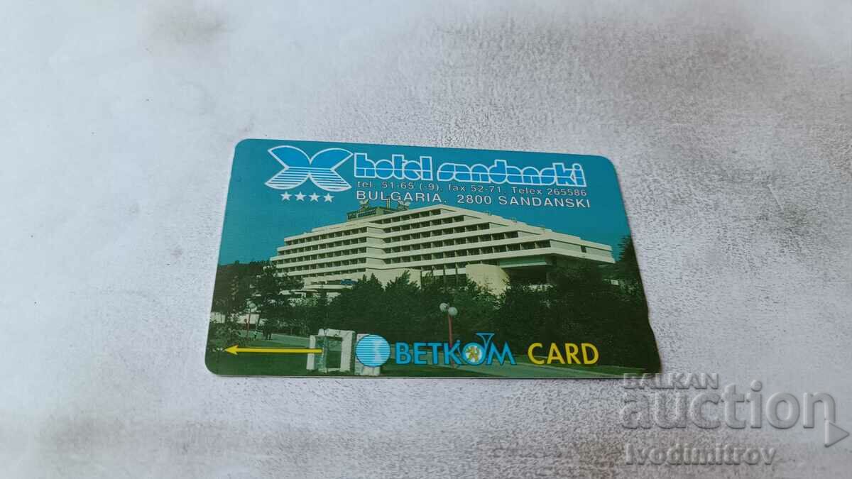 Κάρτα ήχου BETKOM Hotel SANDANSKI