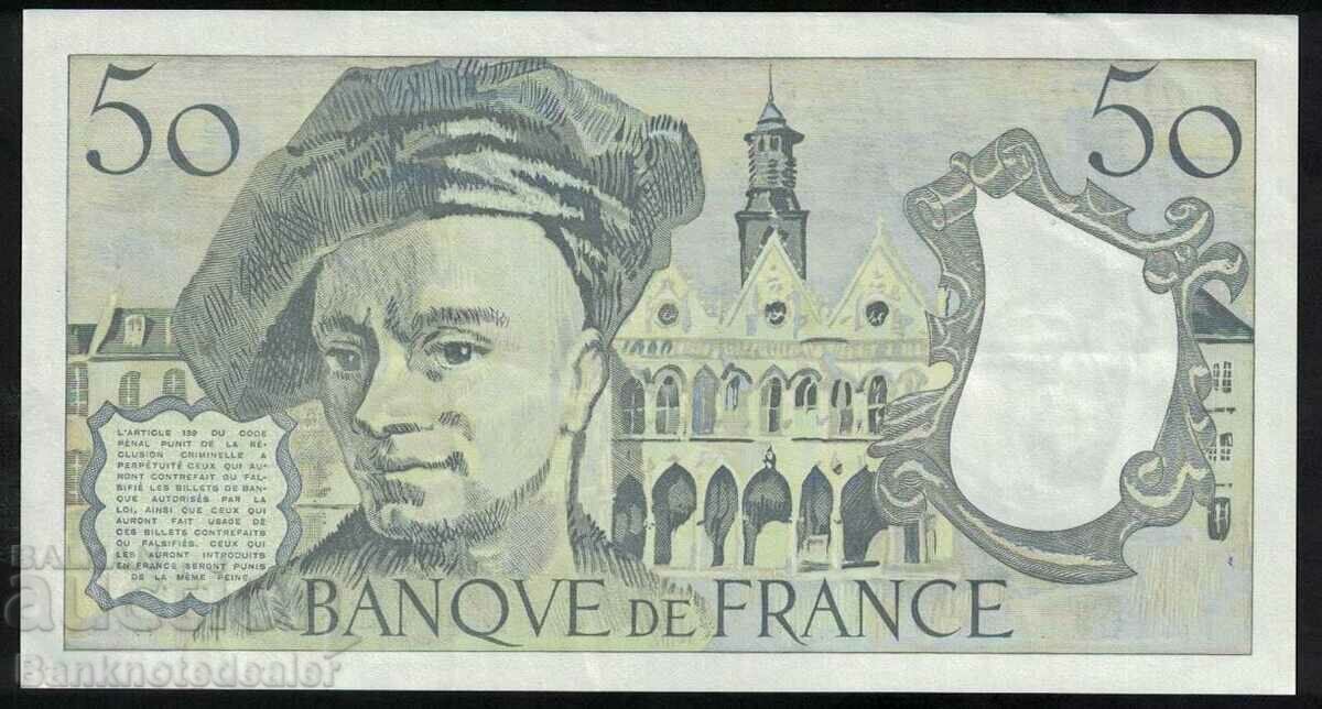 Γαλλικά 50 Φράγκα 1992 Pick 152f Αναφ. 1014 με τιμή 55.00 BGN | € 28.12 Γαλλικά 50 Φράγκα 1992 Pick 152f Αναφ. 1014 με τιμή 55.00 BGN | € 28.12