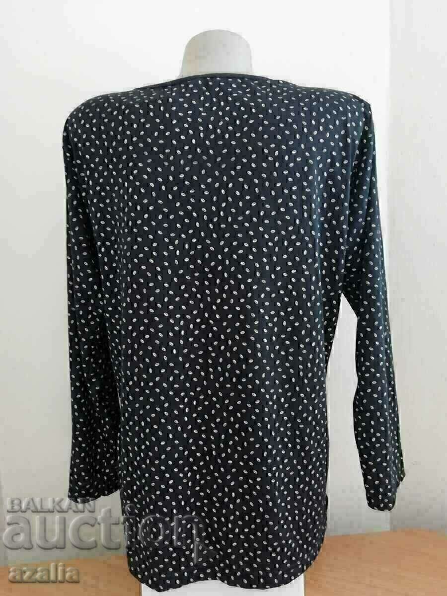 Auction New Black White Polka Dot Long Sleeve Blouse Auction New Black White Polka Dot Long Sleeve Blouse
