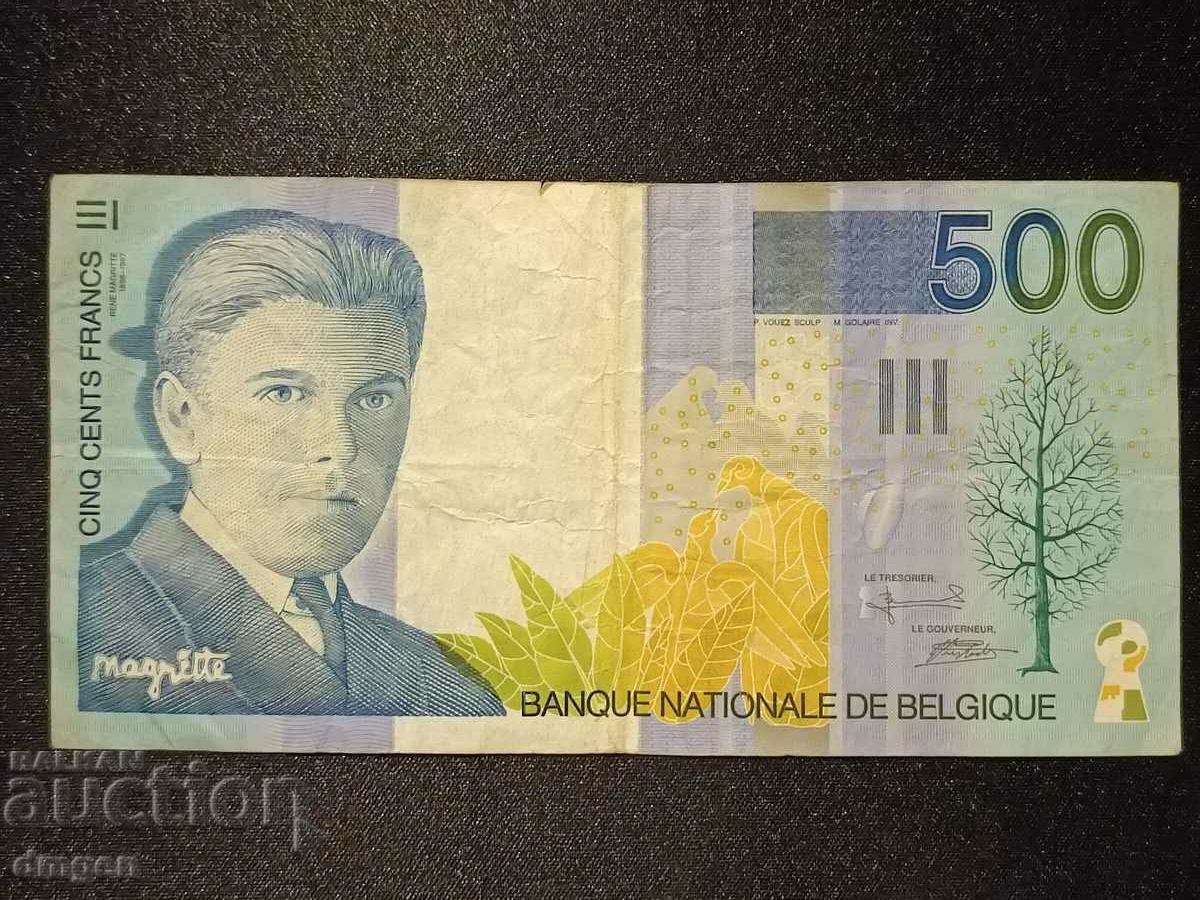 500 франка Белгия