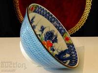 Vintage Japanese Arita Juzan-gama porcelain bowl.
