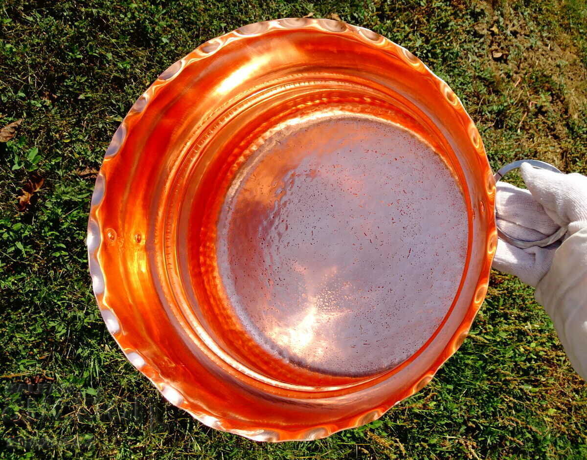 German copper boiler, small 2.5 kg., marked. - 5 German copper boiler, small 2.5 kg., marked. - 5