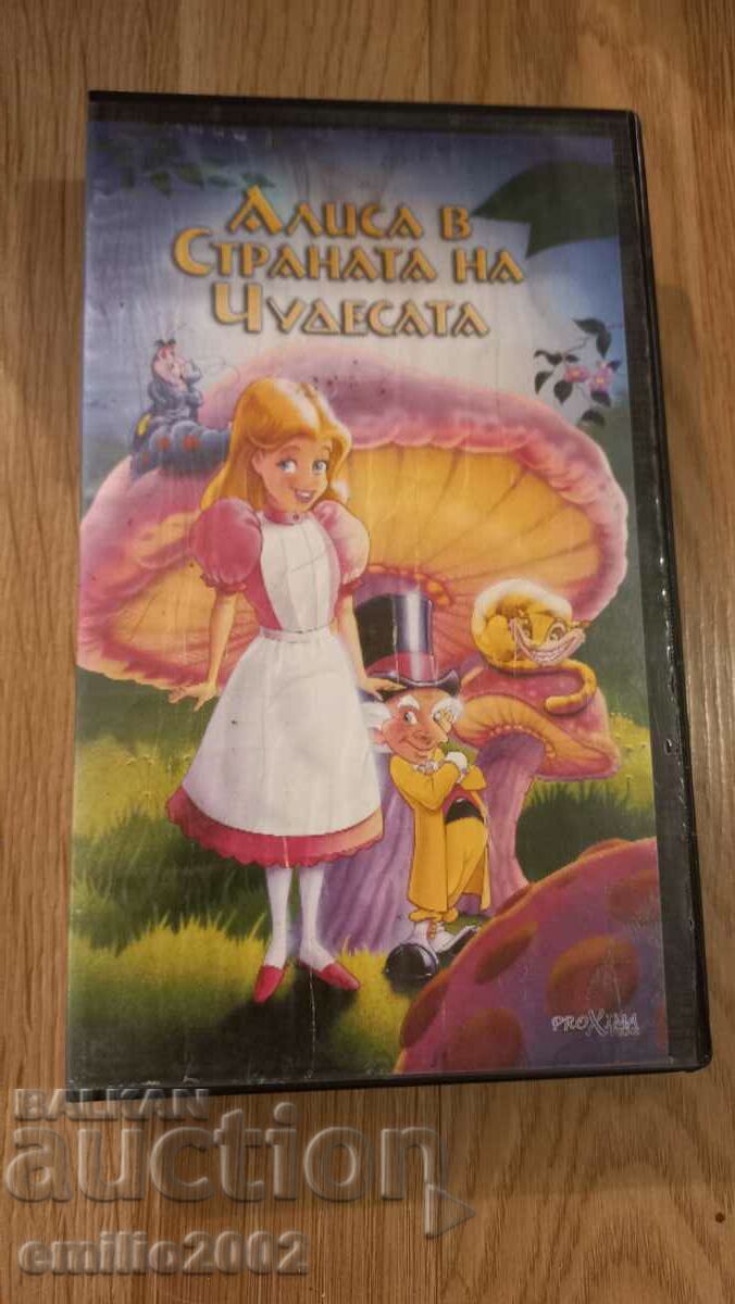 Video tape Alice in Wonderland