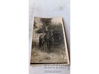 Photo Bosnian Man on a black horse