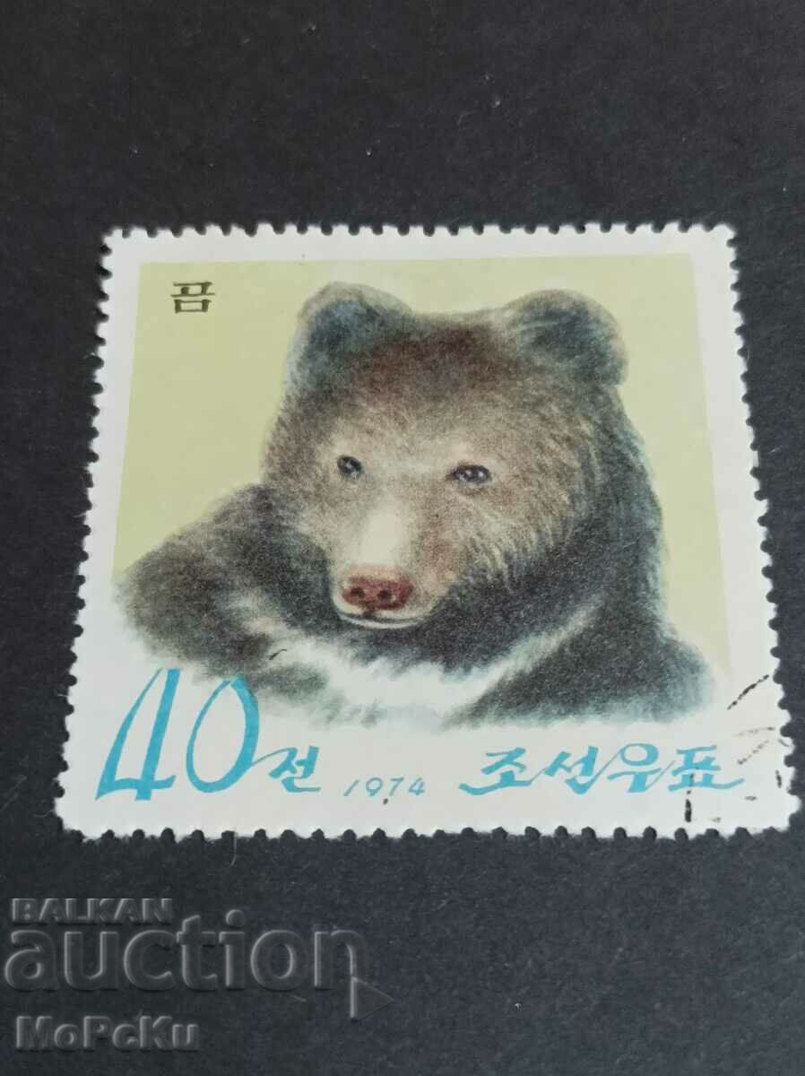 timbru poștal Coreea de Nord