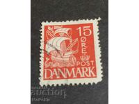 Пощенска марка Дания