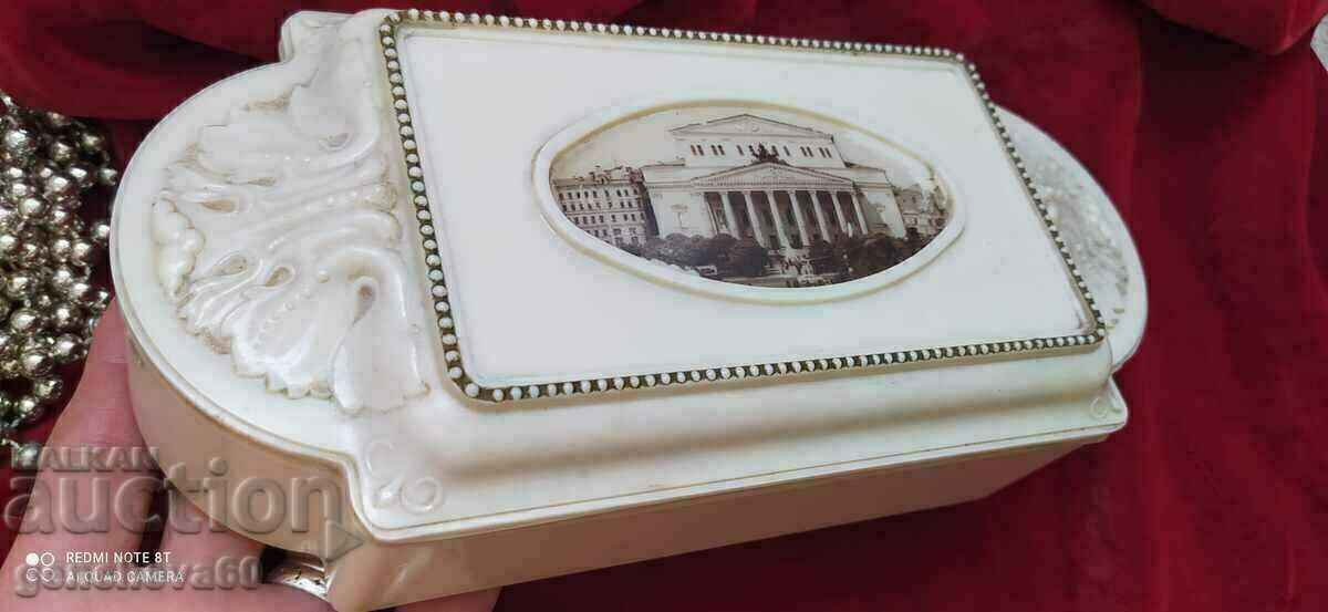 Auction RETRO Russian Bakelite Box/Bolshoi Theatre Auction RETRO Russian Bakelite Box/Bolshoi Theatre