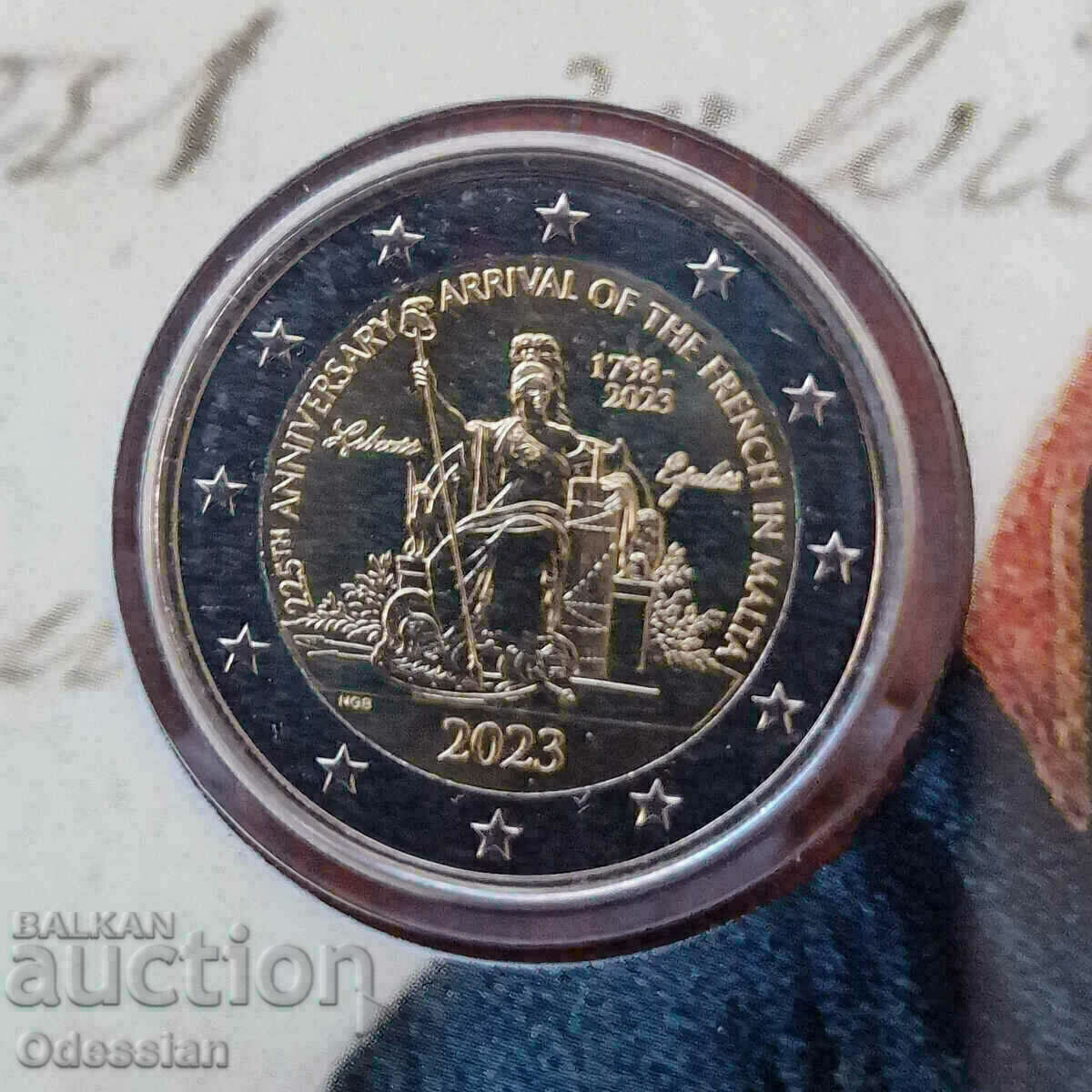 Malta • 2 Euro • Napoleon • 2023 with price 57.00 BGN | € 29.14