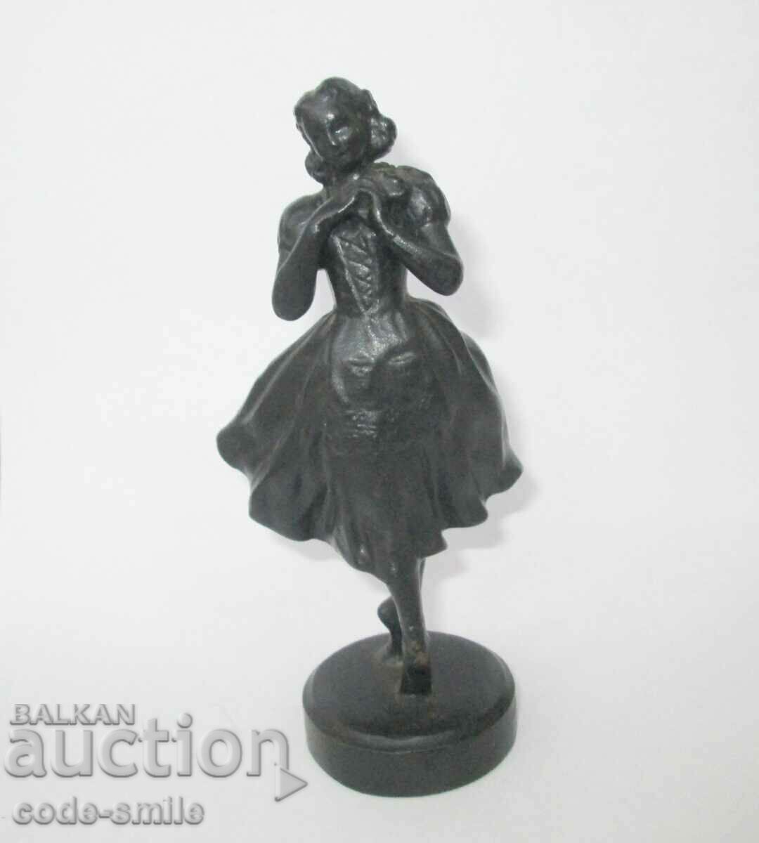 Old Russian USSR author's statuette figure of a ballerina