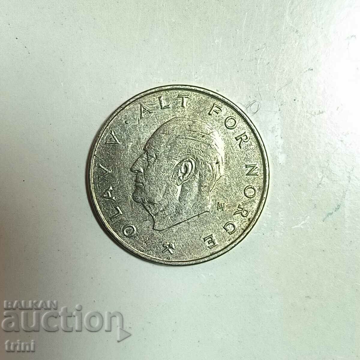 Norway 1 kroner 1987 year b29 with price 1.50 BGN | € 0.77 Norway 1 kroner 1987 year b29 with price 1.50 BGN | € 0.77