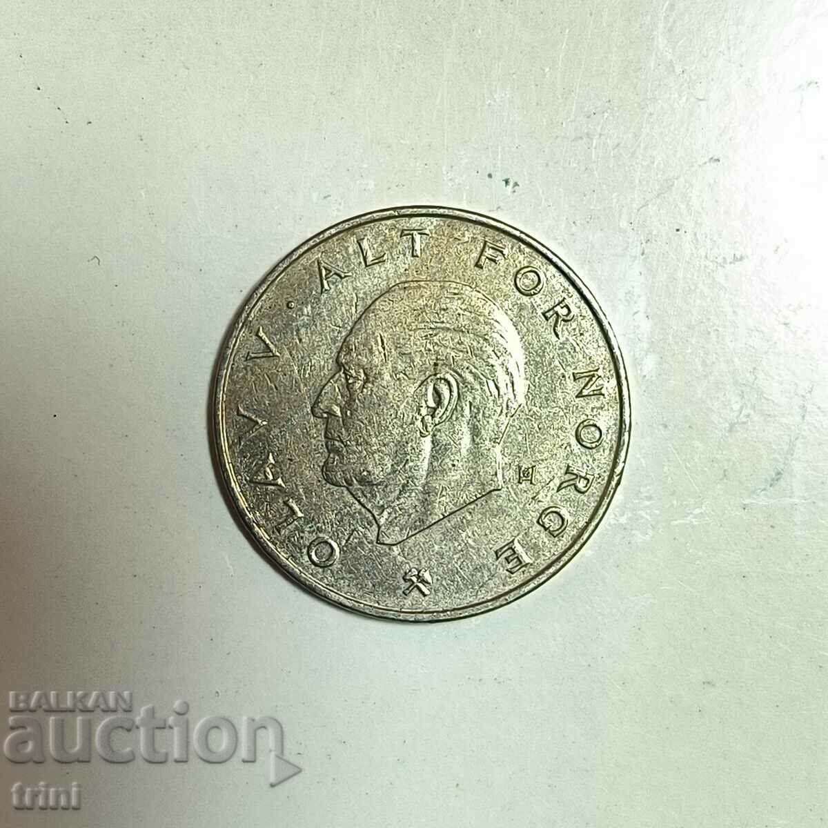 Norway 1 kroner 1987 year b31 with price 1.50 BGN | € 0.77 Norway 1 kroner 1987 year b31 with price 1.50 BGN | € 0.77