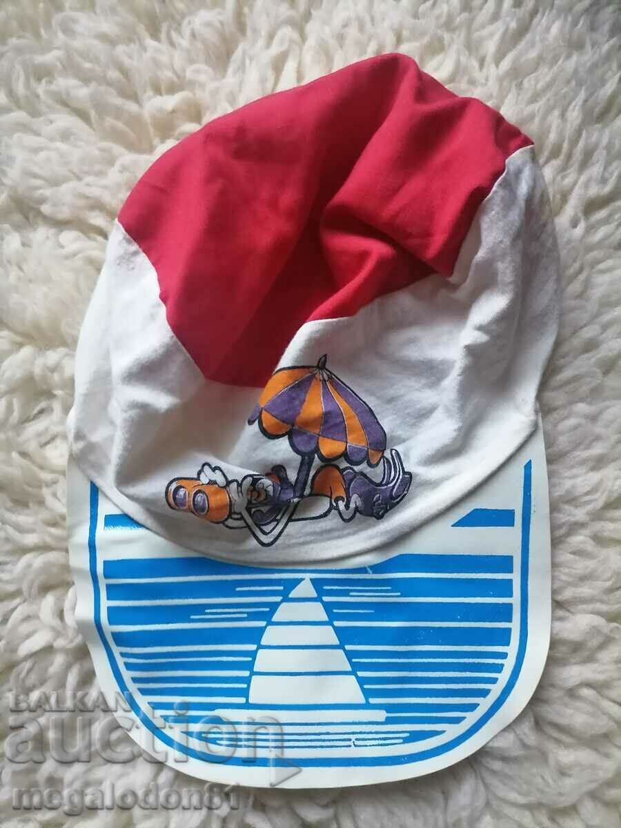 Children's hat with a visor - authentic from the 1980s