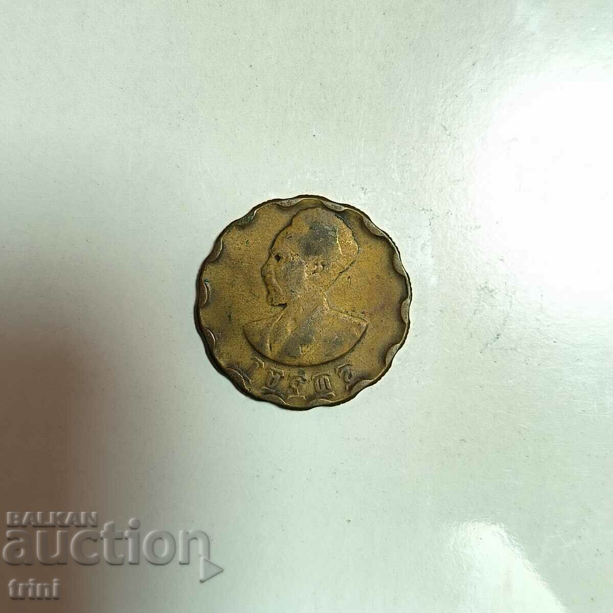 Auction  Ethiopia 25 centimes 1936 (1944) Haile Selassie l b39