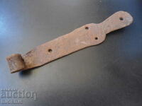 Old wrought iron hinge
