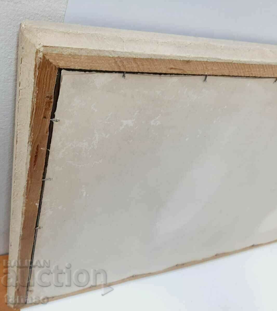 Old painting - print, framed under glass(3.4) - 5 Old painting - print, framed under glass(3.4) - 5