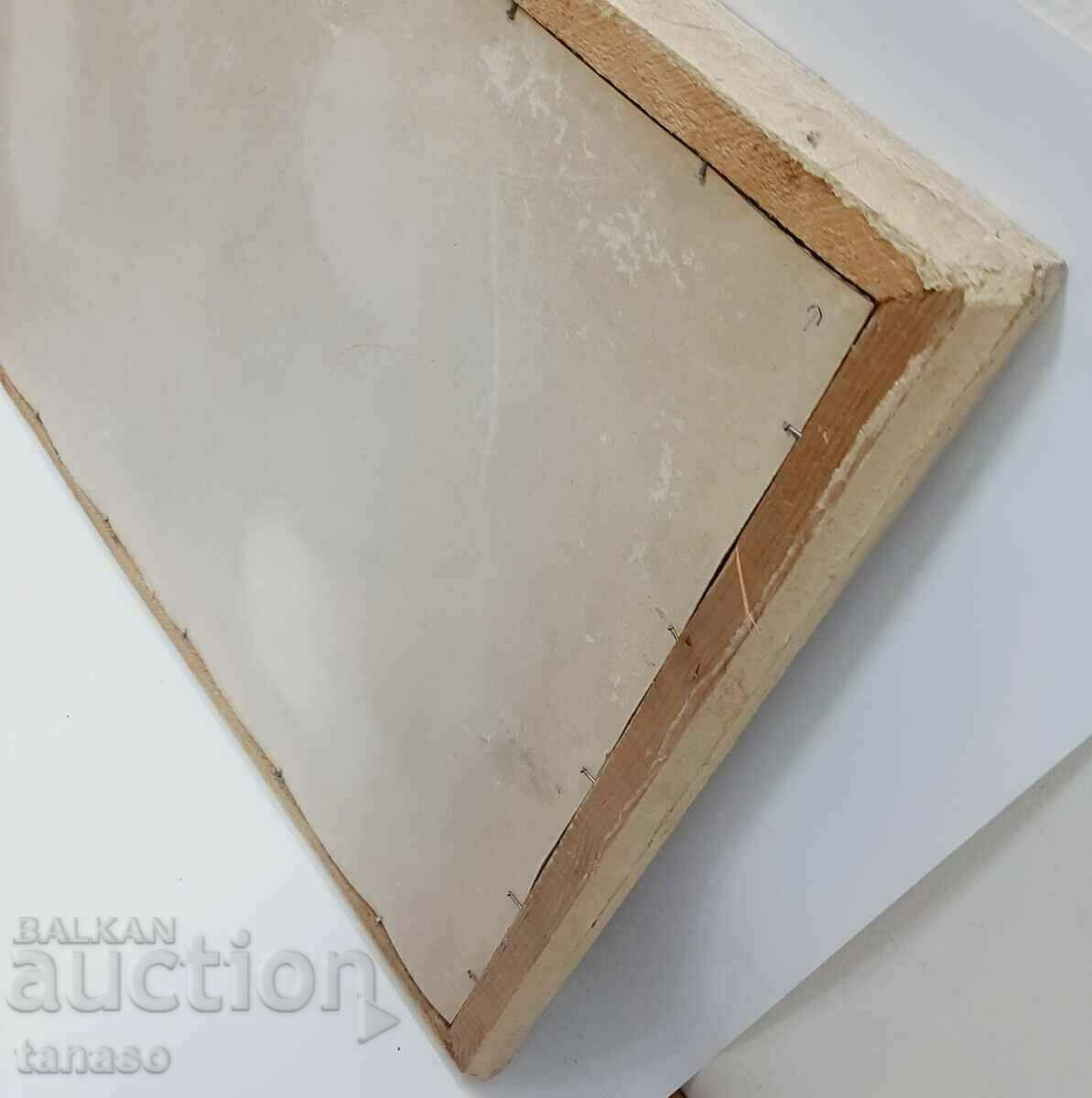 Old painting - print, framed under glass(3.4) - 6 Old painting - print, framed under glass(3.4) - 6