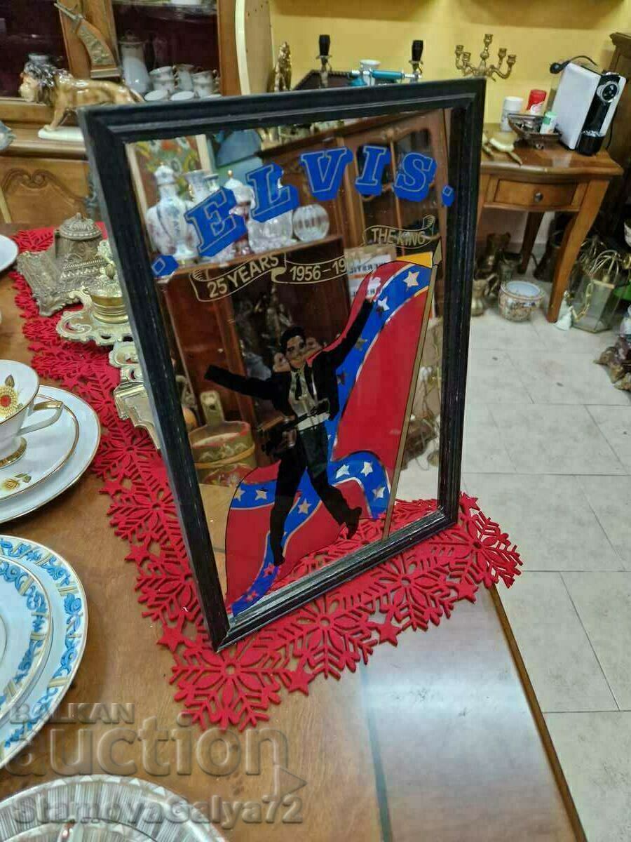 Аукцион Антикварно колекционерско рекламно огледало Елвис Пресли Аукцион Антикварно колекционерско рекламно огледало Елвис Пресли