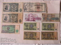 Lot of 10 banknotes