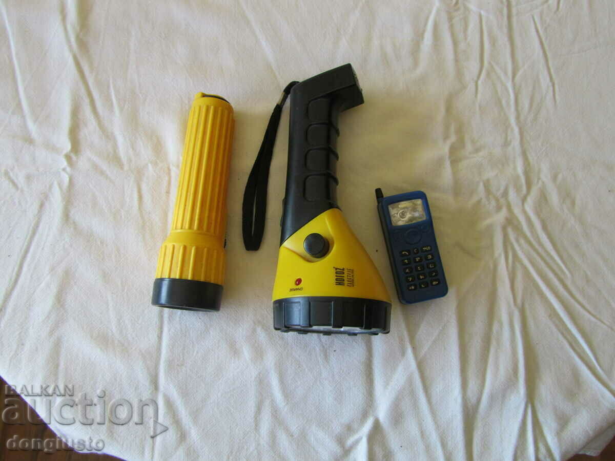 Three flashlights Three flashlights