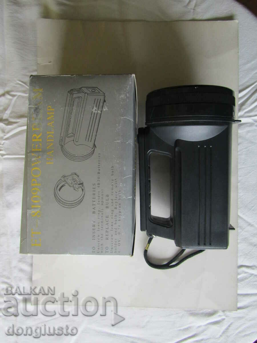 Hand flashlight with price 5.00 BGN | € 2.56 Hand flashlight with price 5.00 BGN | € 2.56