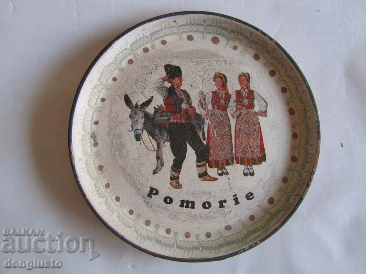 Ceramic wall plate, Pomorie