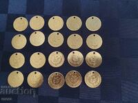 Replicas of Ottoman coins for ornaments, costumes