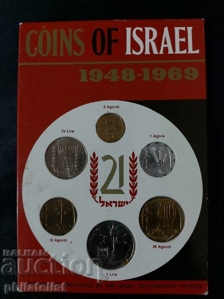 Israel - complete series 1948-1969, Specimen set