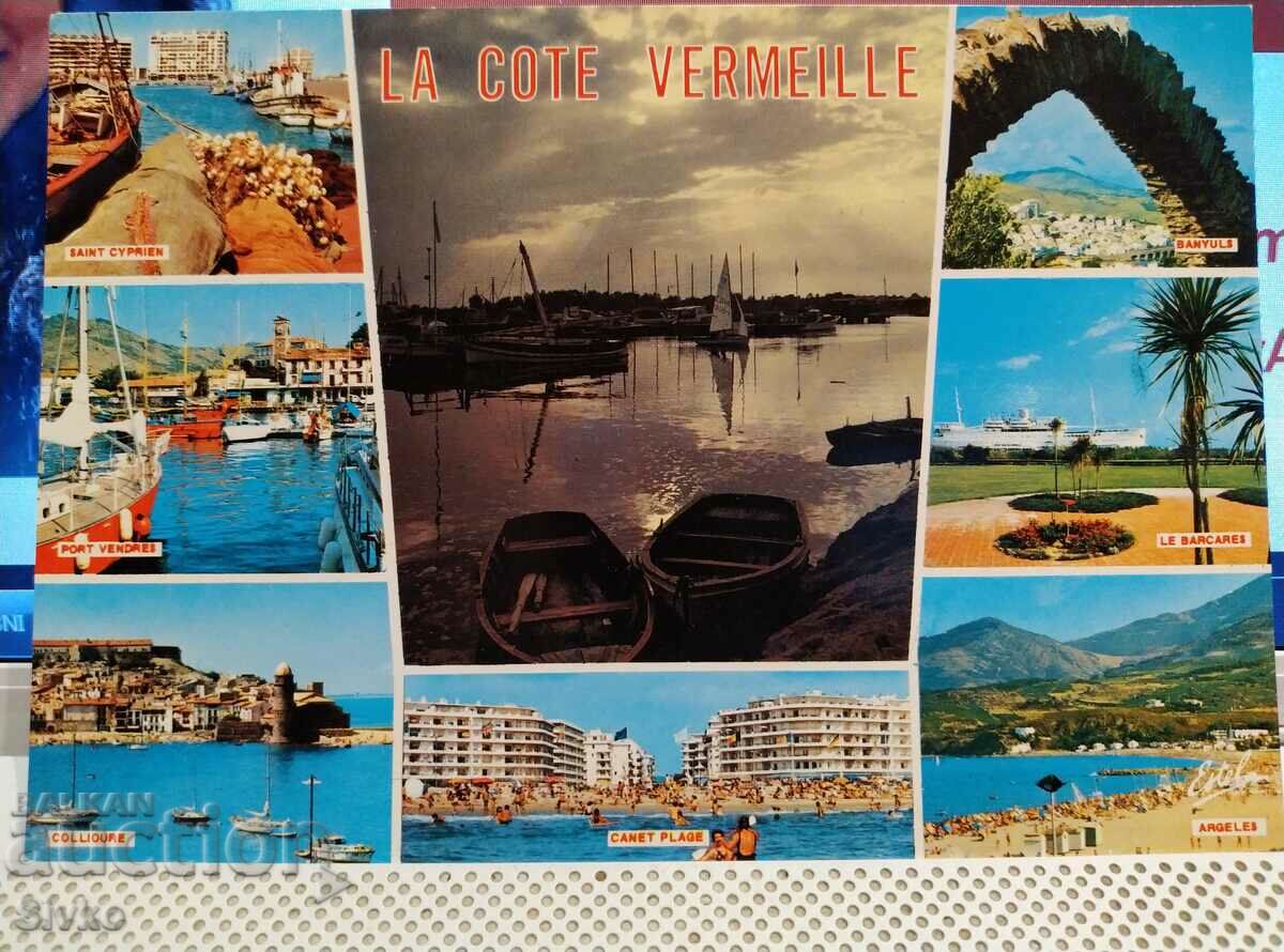 Κάρτα La Cote Vermeille