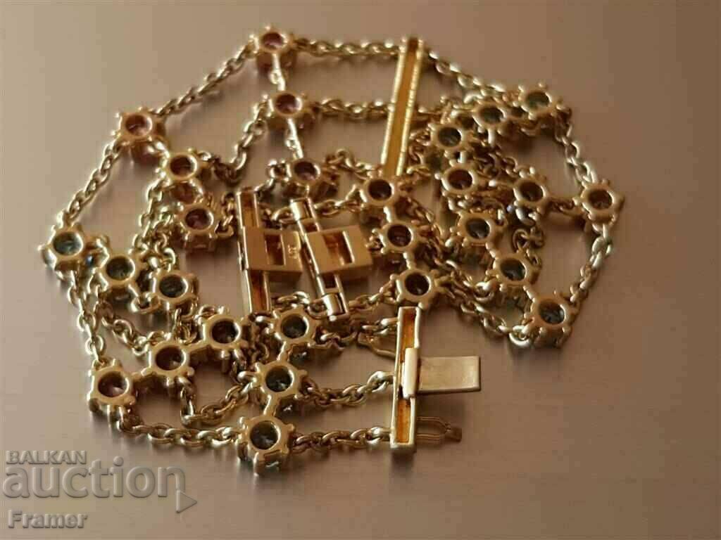 ΧΡΥΣΗ Ρωσία 2011 Κομψό κομψό βραχιόλι 14 ΚΑΡΑΤΙΩΝ Topazes - 7 ΧΡΥΣΗ Ρωσία 2011 Κομψό κομψό βραχιόλι 14 ΚΑΡΑΤΙΩΝ Topazes - 7