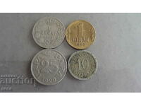 Lot of coins Serbia 4 pieces