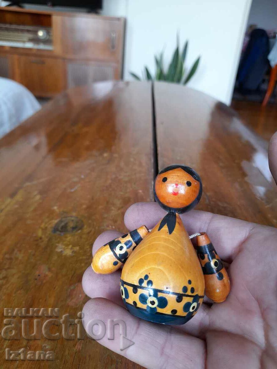 Auction  Old wooden figurine