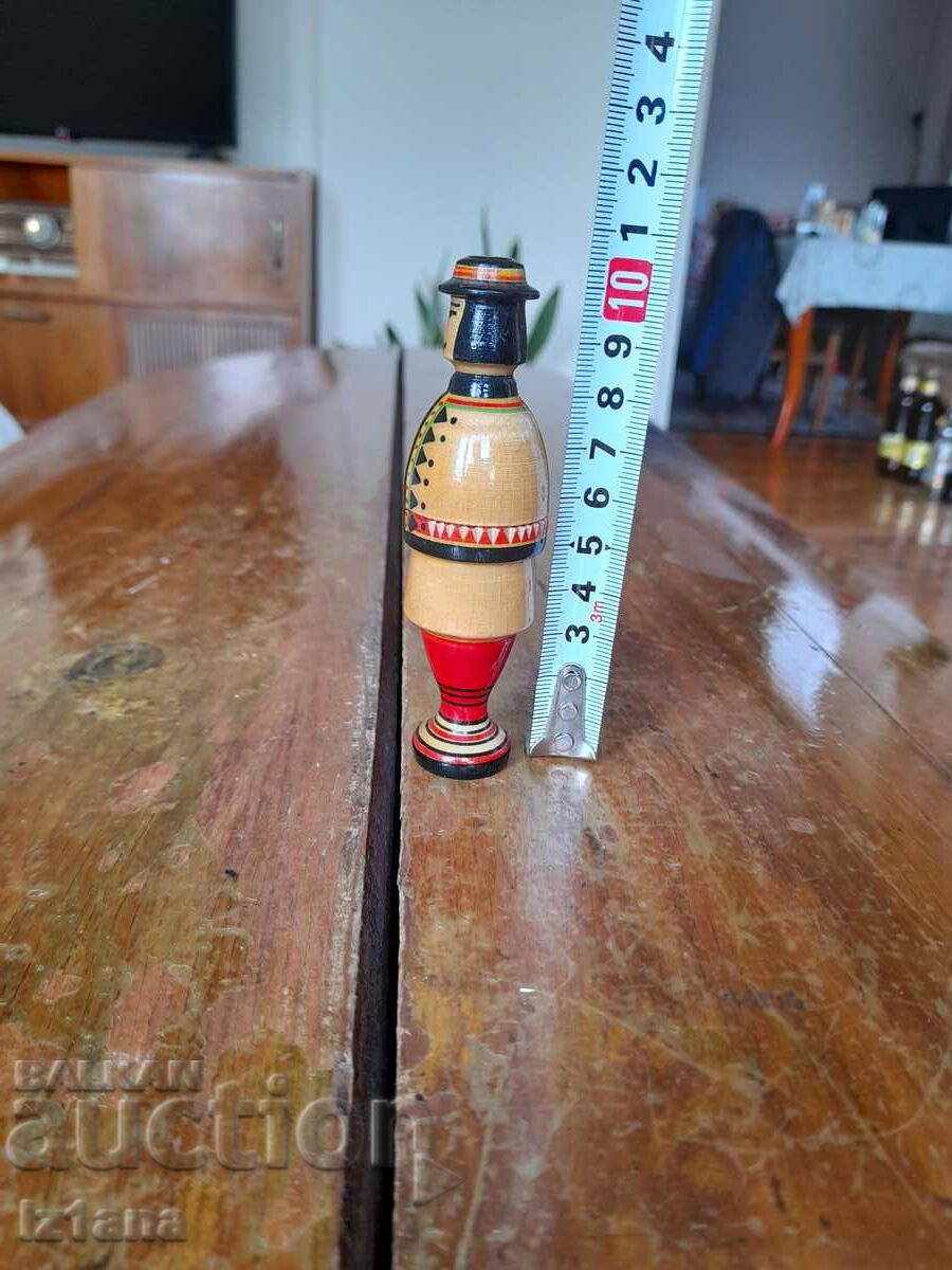 Auction Old wooden figurine Auction Old wooden figurine