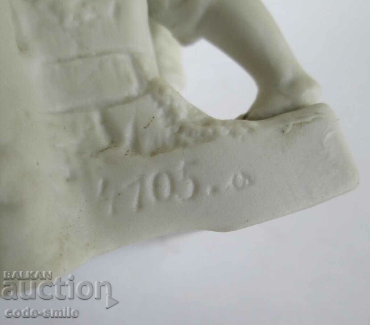 Delivery of Old German porcelain figurine composition porcelain