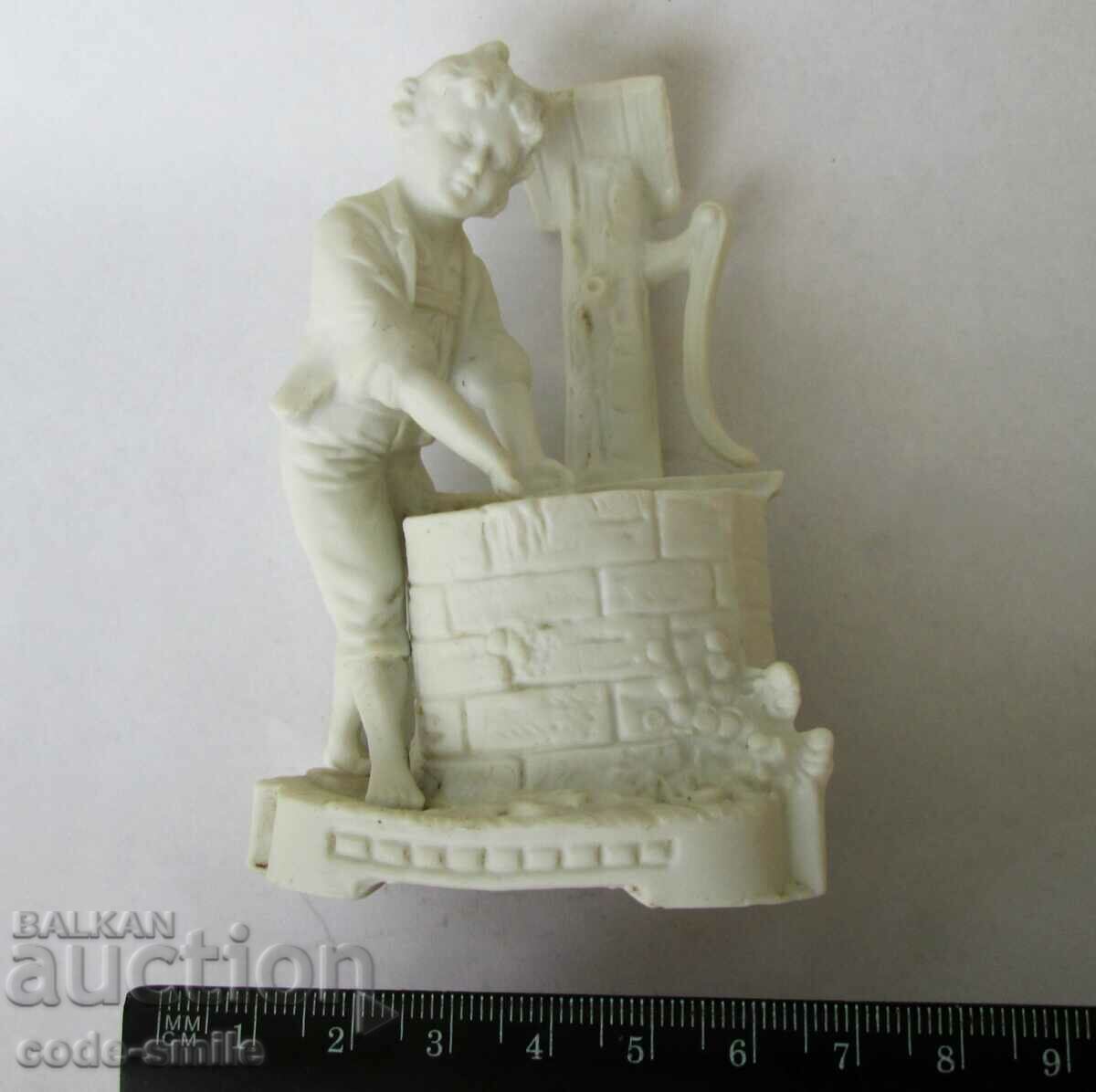 Old German porcelain figurine composition porcelain - 7