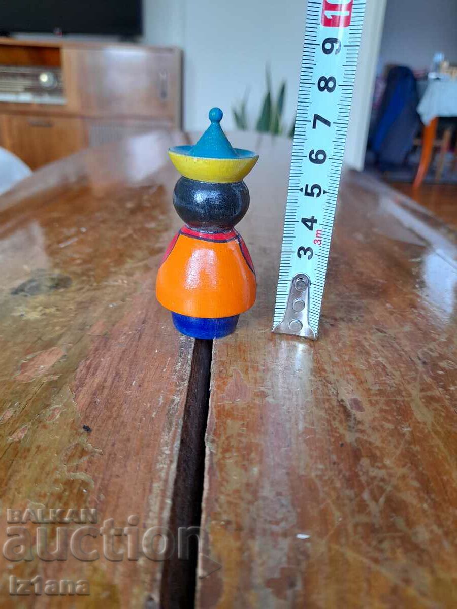 Auction Old wooden figurine Auction Old wooden figurine