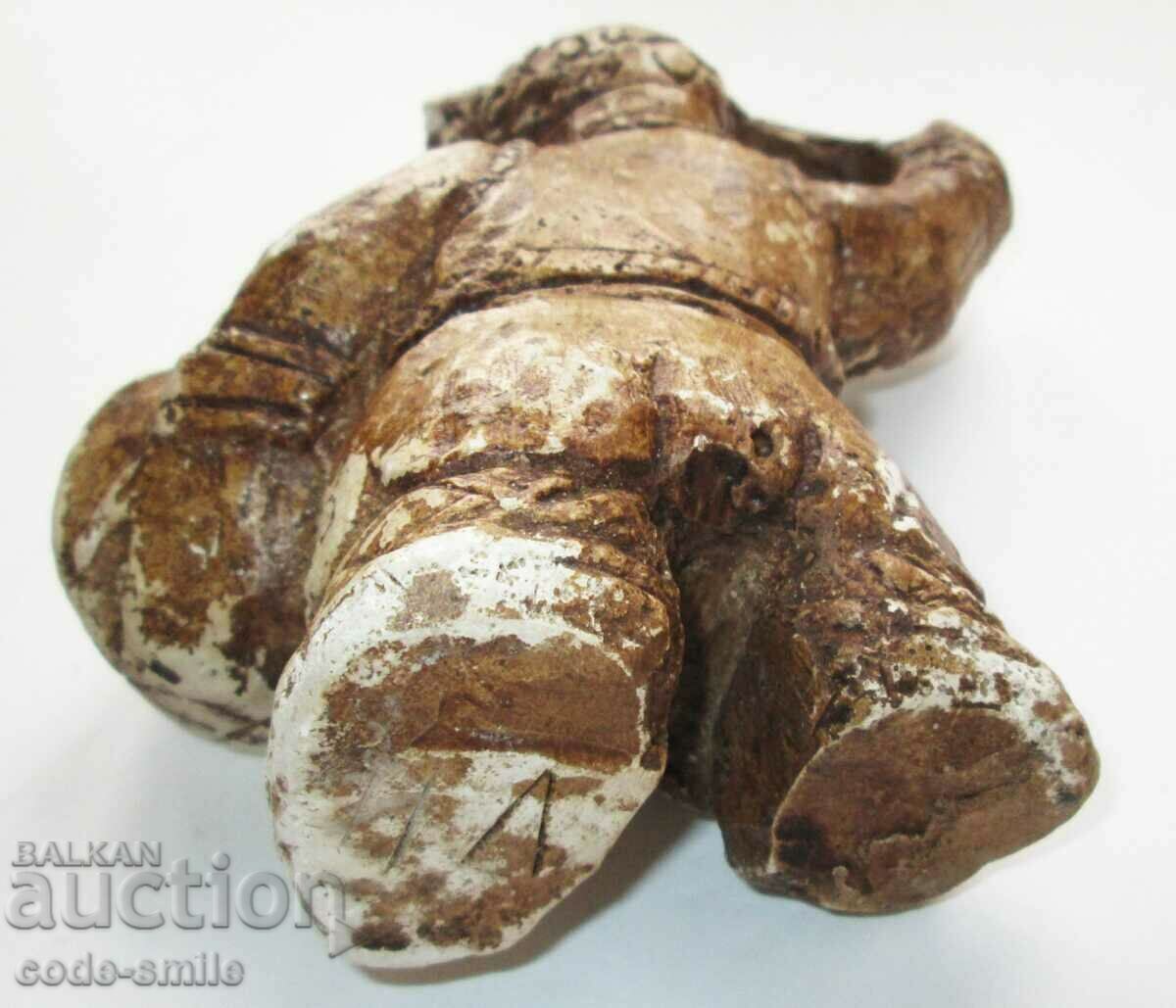 Old author's plastic statuette plaster figure "drummer" - 6 Old author's plastic statuette plaster figure "drummer" - 6