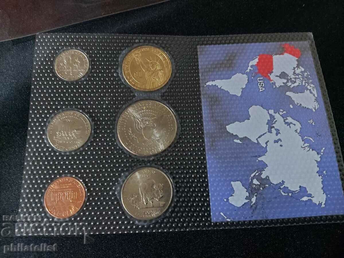 Ολοκληρωμένο σετ - ΗΠΑ 6 νομισμάτων με τιμή 22.00 BGN | € 11.25 Ολοκληρωμένο σετ - ΗΠΑ 6 νομισμάτων με τιμή 22.00 BGN | € 11.25