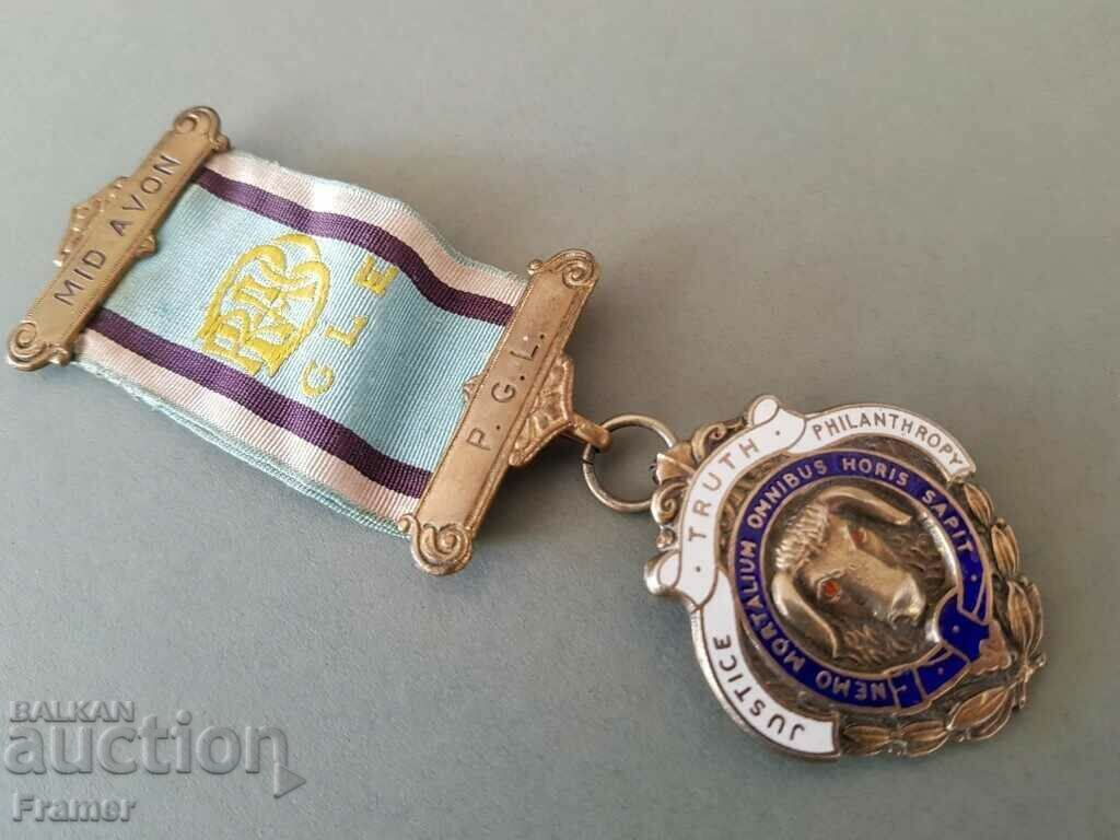 Medalie de argint email aurit Ordinul Masonic Anglia Birmingham cu preț € 120.00 | 234.70 BGN Medalie de argint email aurit Ordinul Masonic Anglia Birmingham cu preț € 120.00 | 234.70 BGN