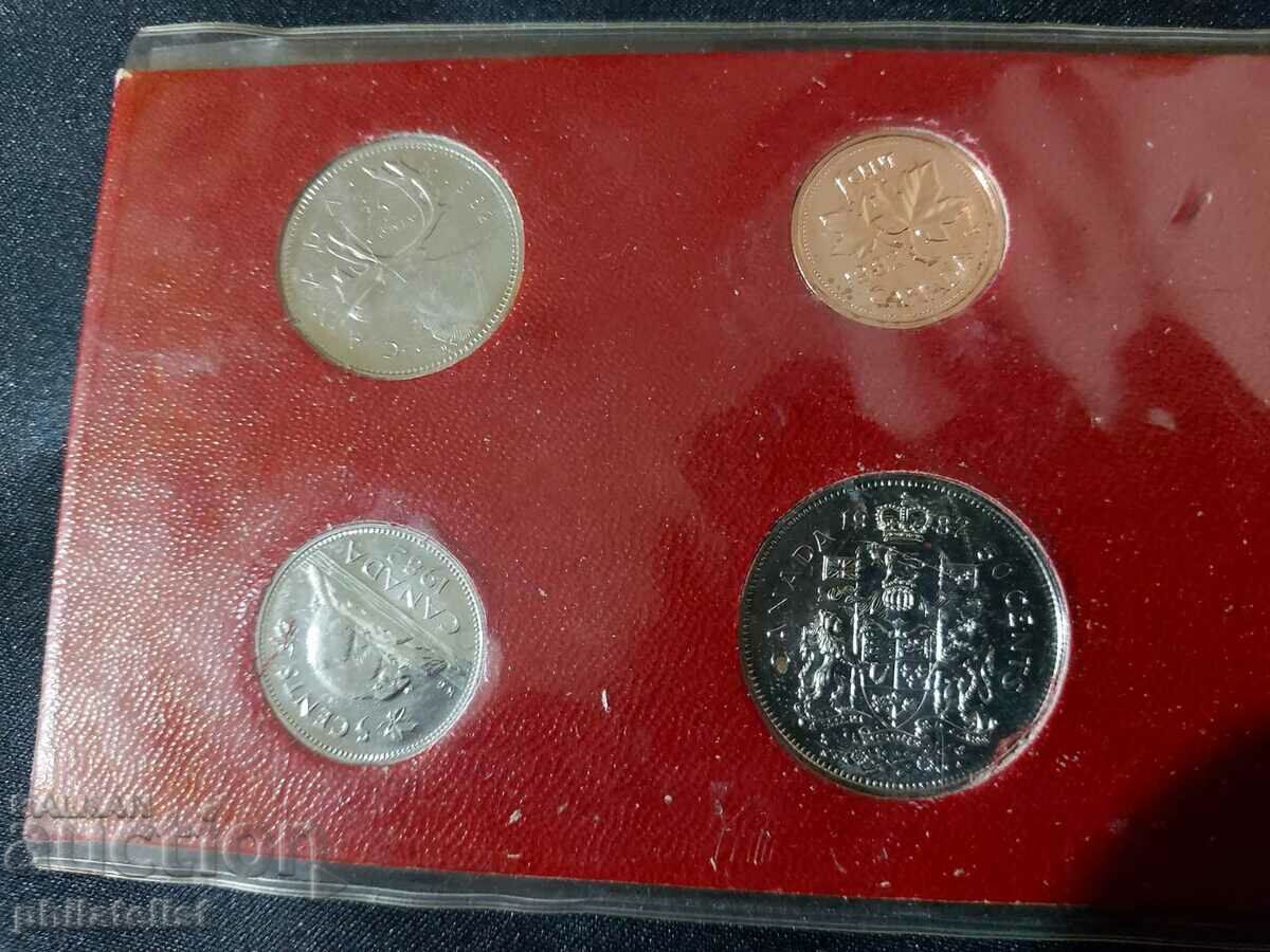 Καναδάς 1982 - Ολοκληρωμένο σετ, 6 νομίσματα με τιμή 22.00 BGN | € 11.25 Καναδάς 1982 - Ολοκληρωμένο σετ, 6 νομίσματα με τιμή 22.00 BGN | € 11.25