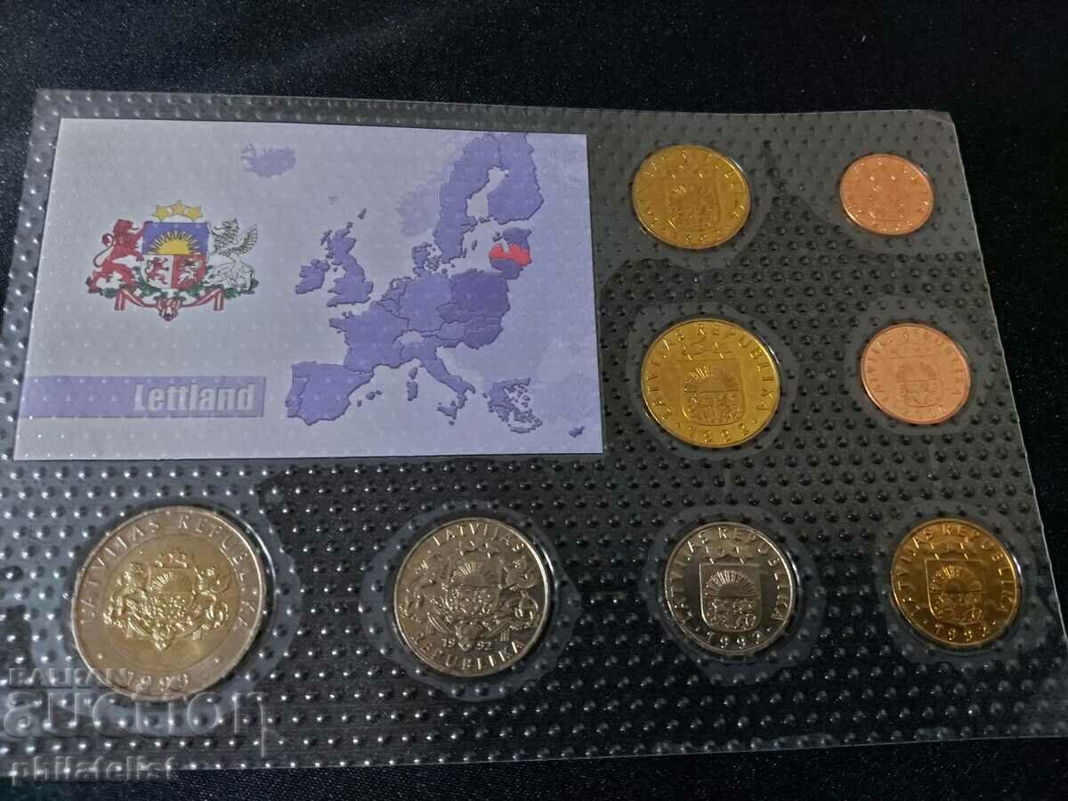 Complete set - Latvia, 8 coins 1992-2000 with price 22.00 BGN | € 11.25