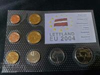 Комплектен сет - Латвия , 8 монети 1992-2000