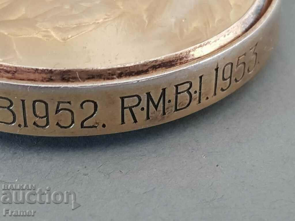 Silver Gilt Enamel Medal Masonic Order England London 2 - 6 Silver Gilt Enamel Medal Masonic Order England London 2 - 6