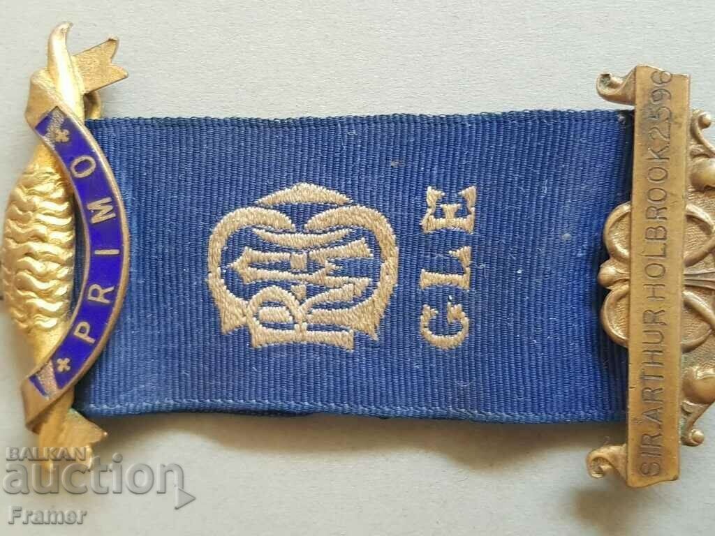 Delivery of Silver 1920 Enamel Medal Masonic Order England Birmingham